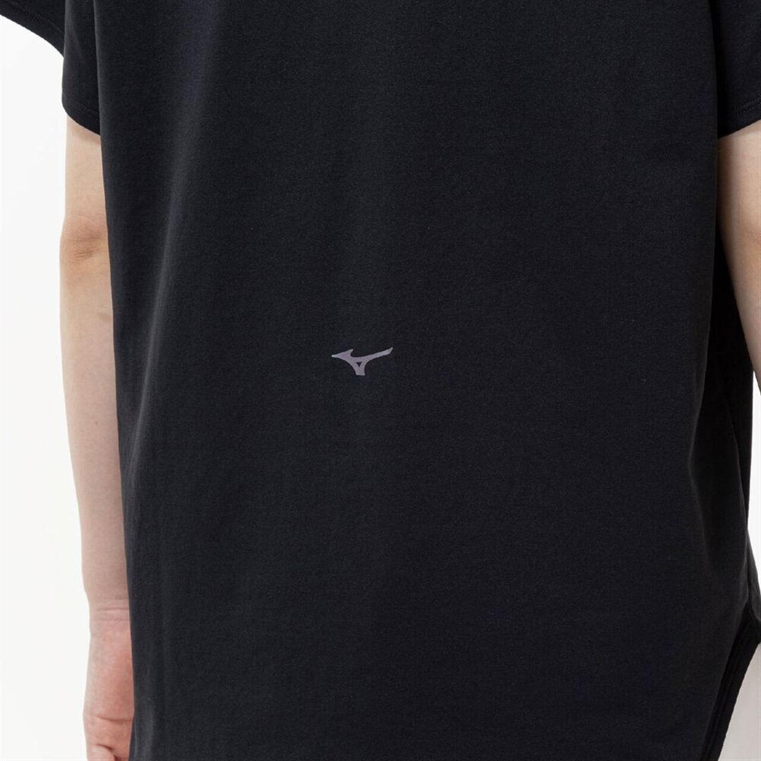 ストレッチソフトドライTシャツ(ワイドシルエット) ブラック S