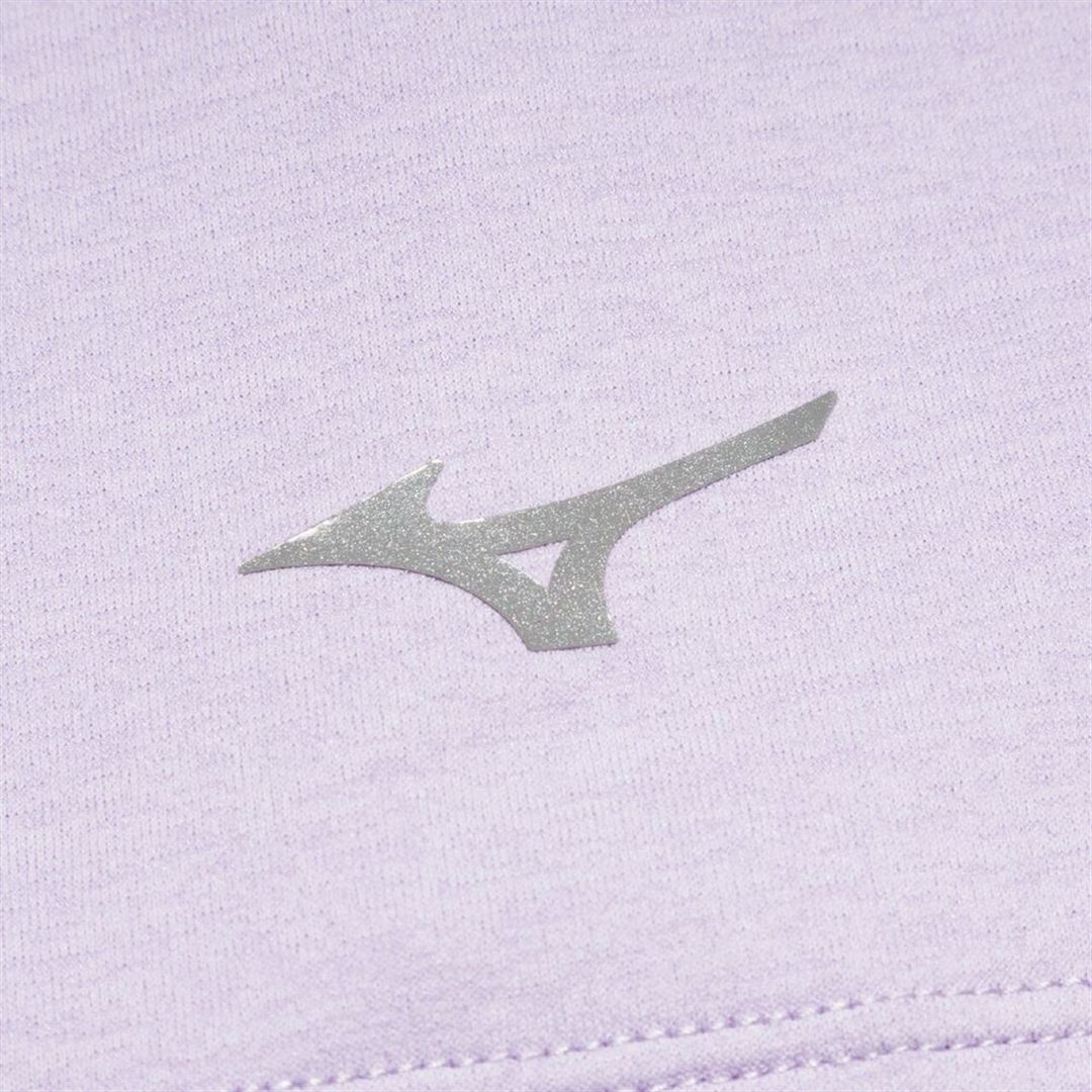 ストレッチソフトドライクロップドTシャツ(ワイドシルエット) ペールパープル XL