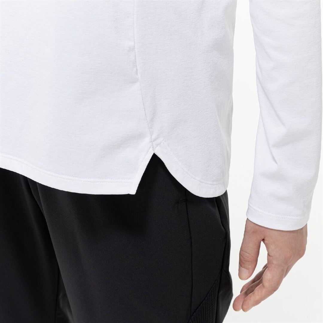 ストレッチソフトドライTシャツ(長袖) ホワイト XL