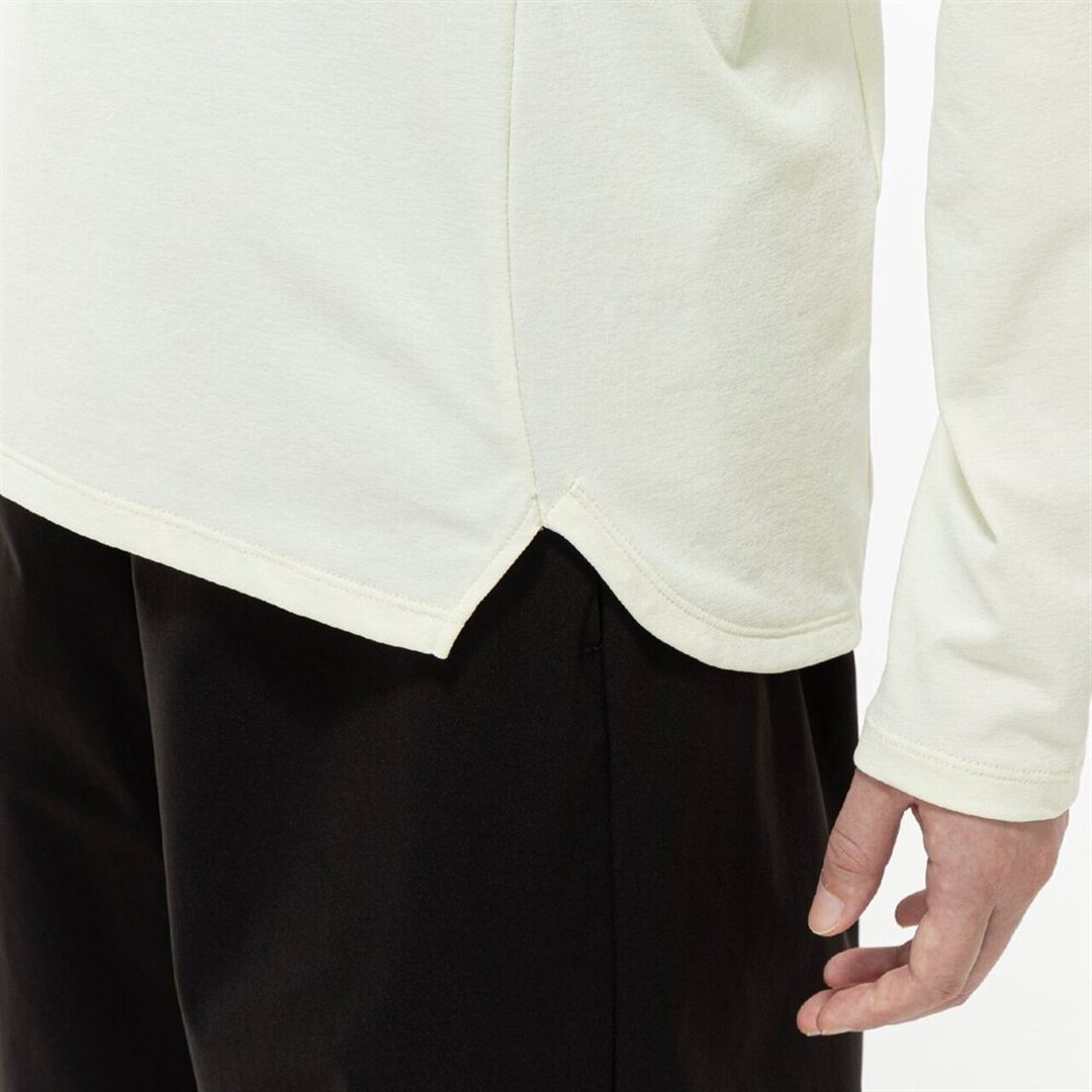 ストレッチソフトドライTシャツ(長袖) ソフトサンドイエロー S