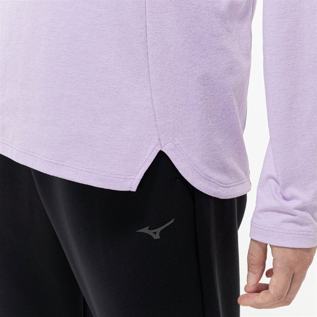 ストレッチソフトドライTシャツ(長袖) ペールパープル S