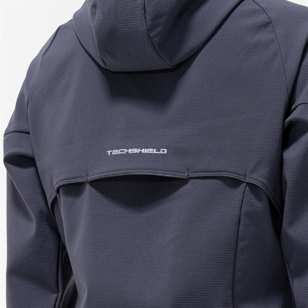 【ストレッチ／防風】テックシールドジャケット オデッセイグレー S