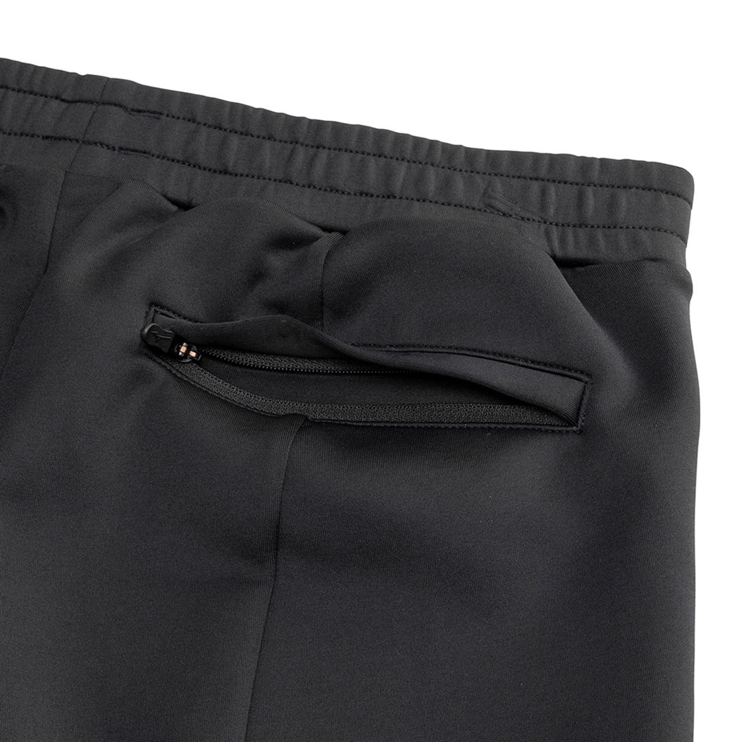 ストレッチスウェットスリムパンツ ブラック XS