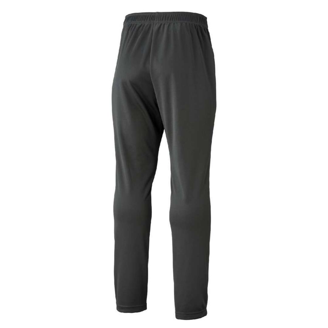 ナビドライニットロングパンツ チャコールグレー×シルバー S