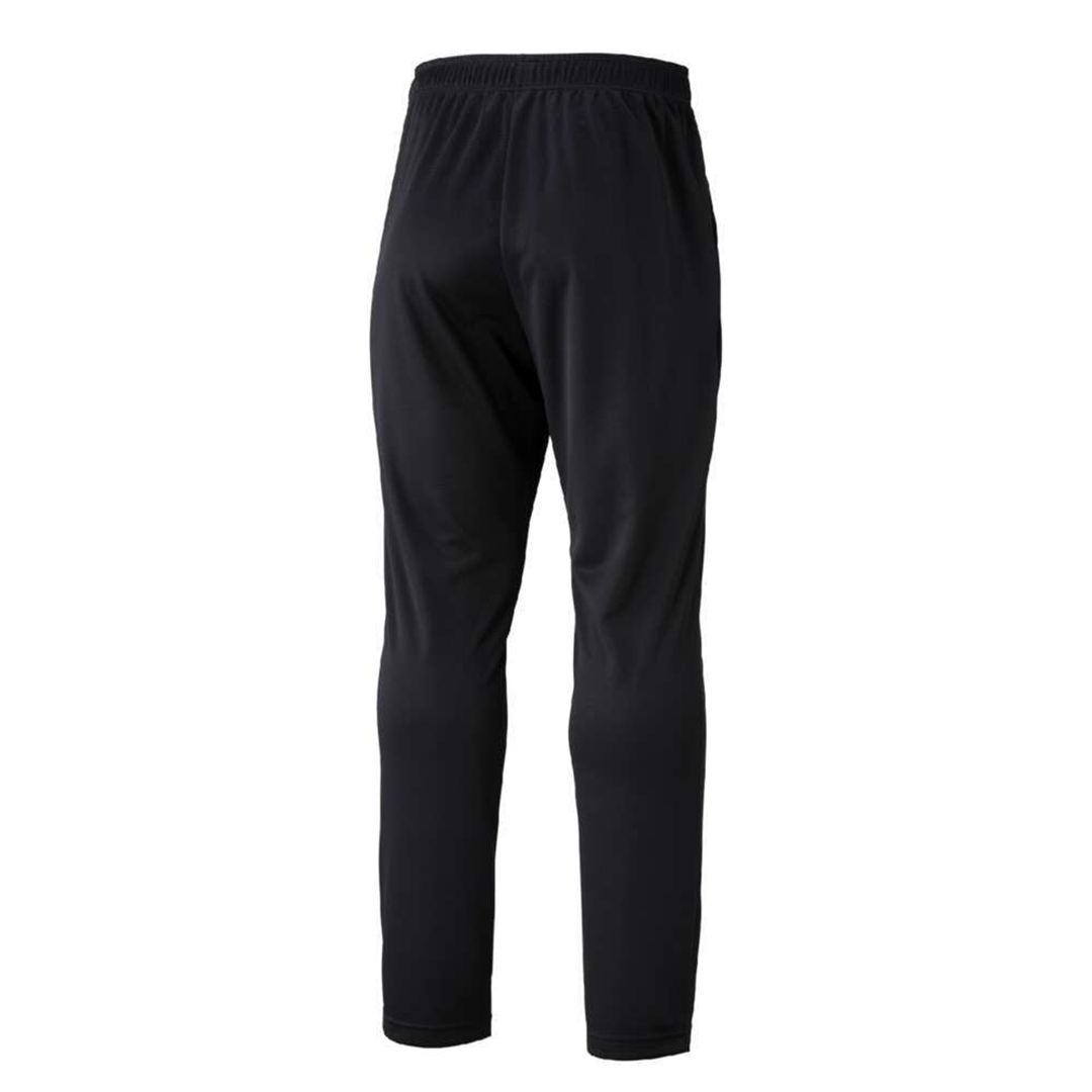 ナビドライニットロングパンツ ブラック×シルバー XL