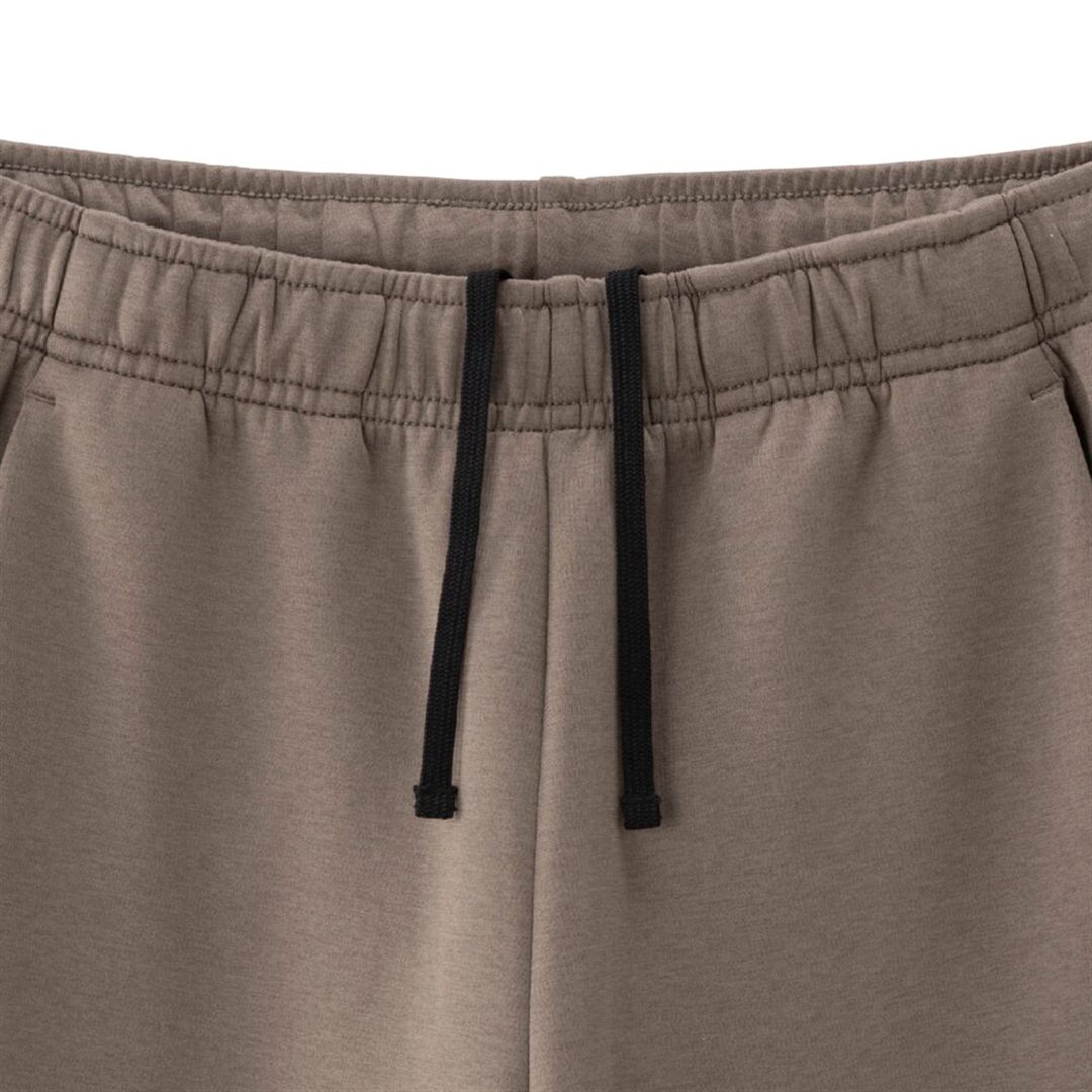 ストレッチスウェットアンクル丈パンツ キャメル杢 XL