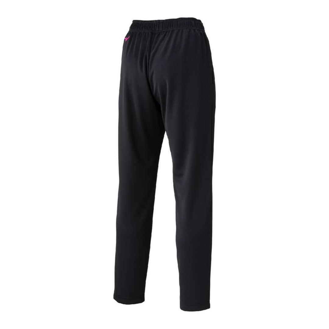 ナビドライ ニットロングパンツ ブラック×マゼンダ XL