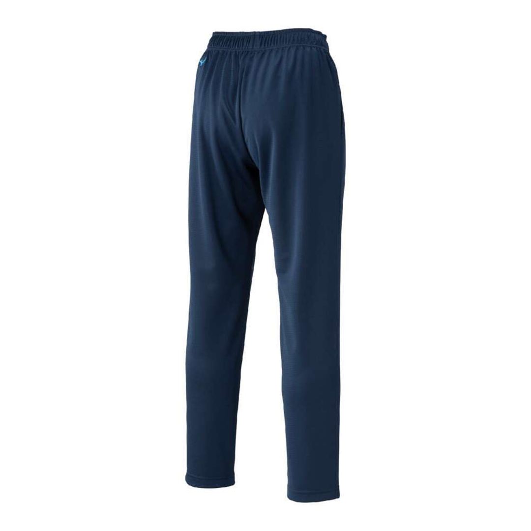 ナビドライ ニットロングパンツ ドレスネイビー×ブルー XL