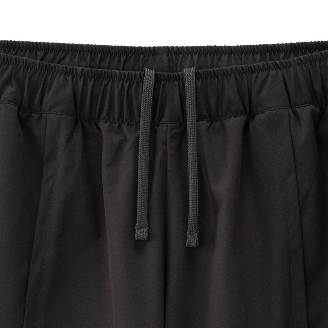 プルーフストレッチワイドパンツ ブラック S
