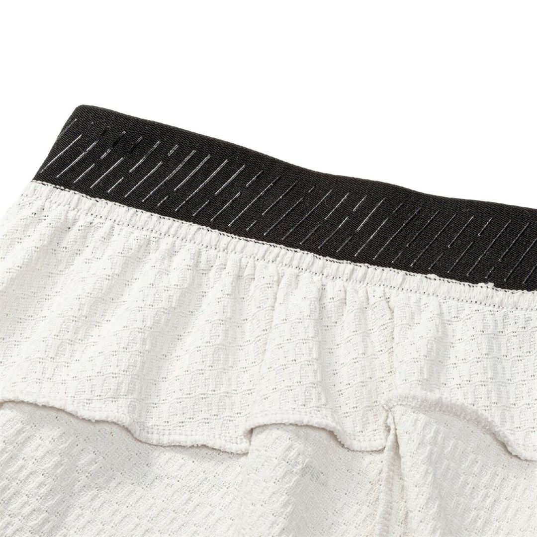 【汗処理／通気】ドライエアロフロージャカードハーフパンツ シルバーバーチ XS