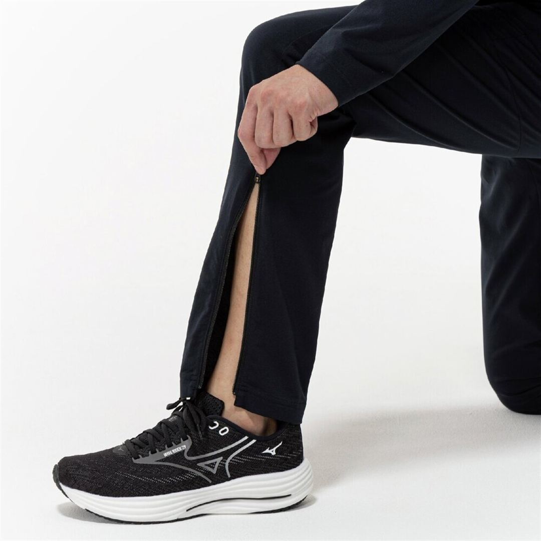 ライトストレッチニットパンツ ブラック×ブラック 150