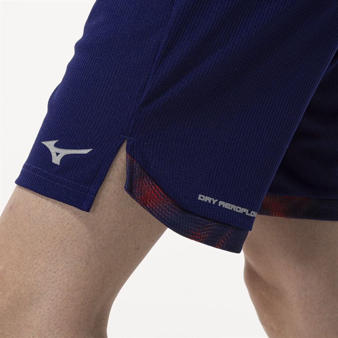 【汗処理／通気】ドライエアロフローハーフパンツ ビューコープブルー XL