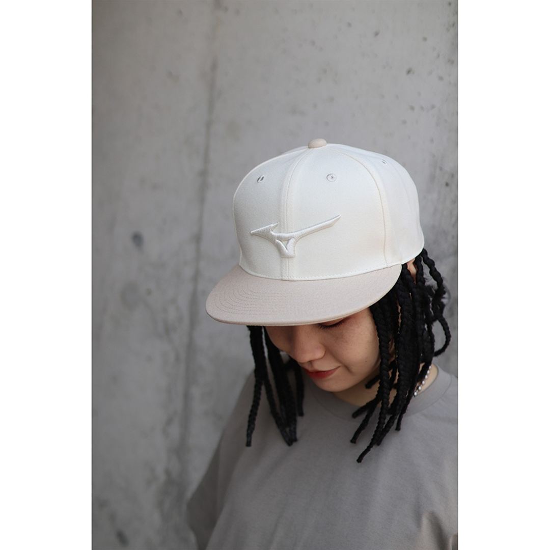 フラットキャップ アイボリー 56-60