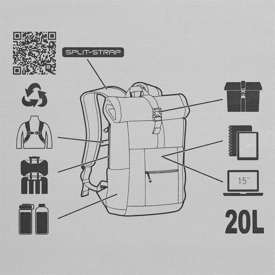 バックパック(20L) ブラック