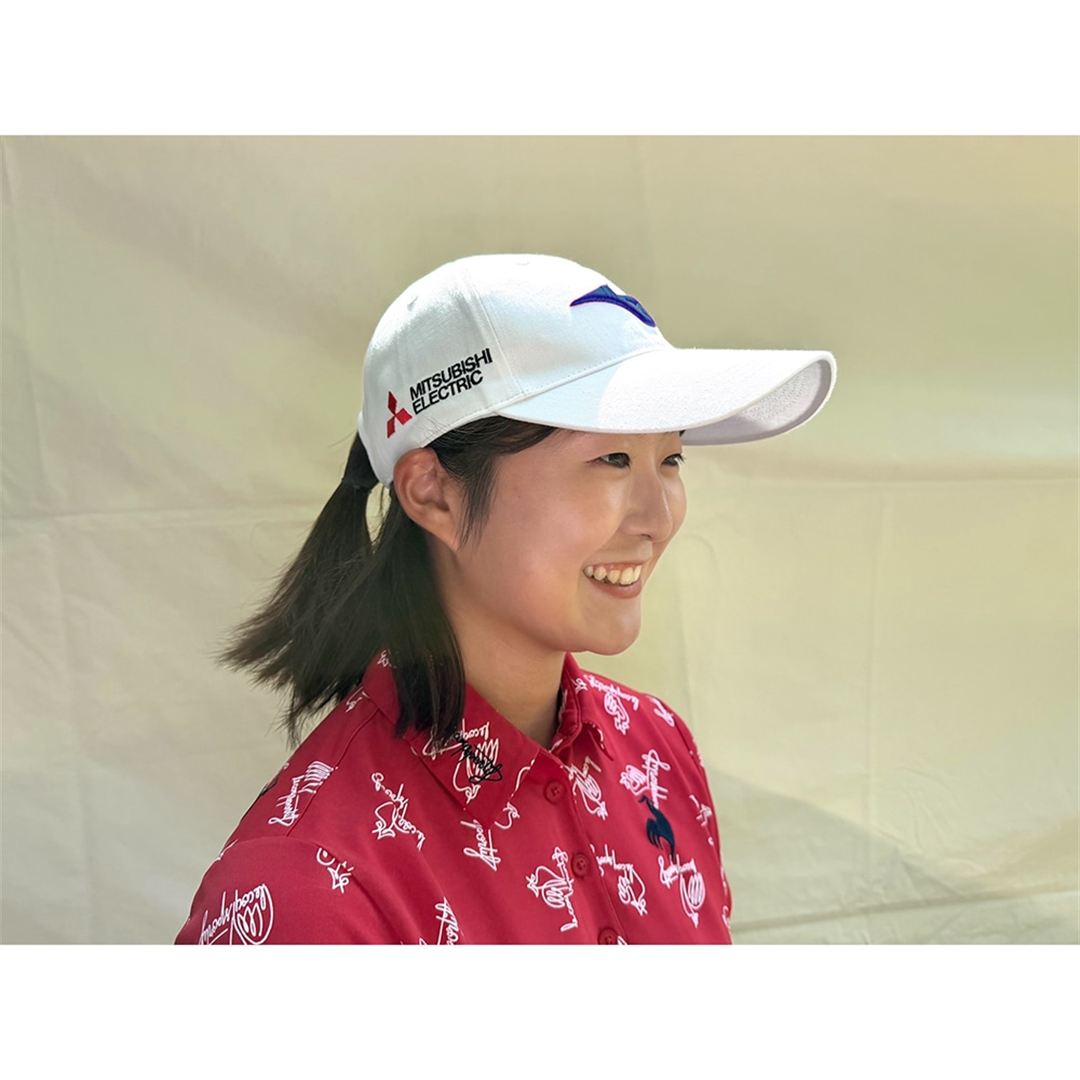 【数量限定／ミズノ直営限定】ミズノ ツアー リミテッドエディション キャップ(稲垣那奈子プロモデル) ホワイト×ネイビー 56-60