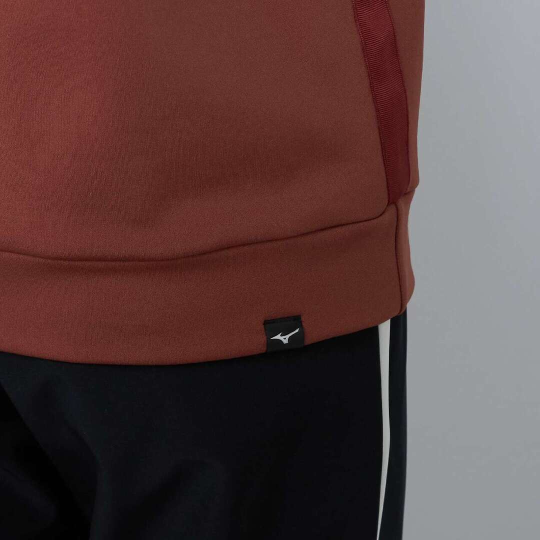 【吸湿発熱】ブレスサーモロングスリーブハイネックシャツ ブリックレッド XL