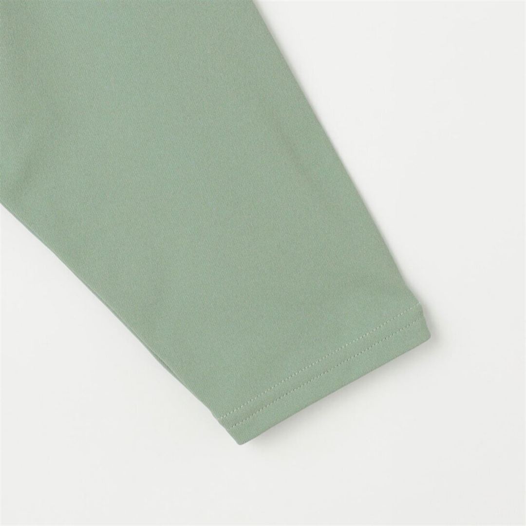 【ミズノ直営限定】アンチスウェット ボートネック長袖Tシャツ アイスバーググリーン XL