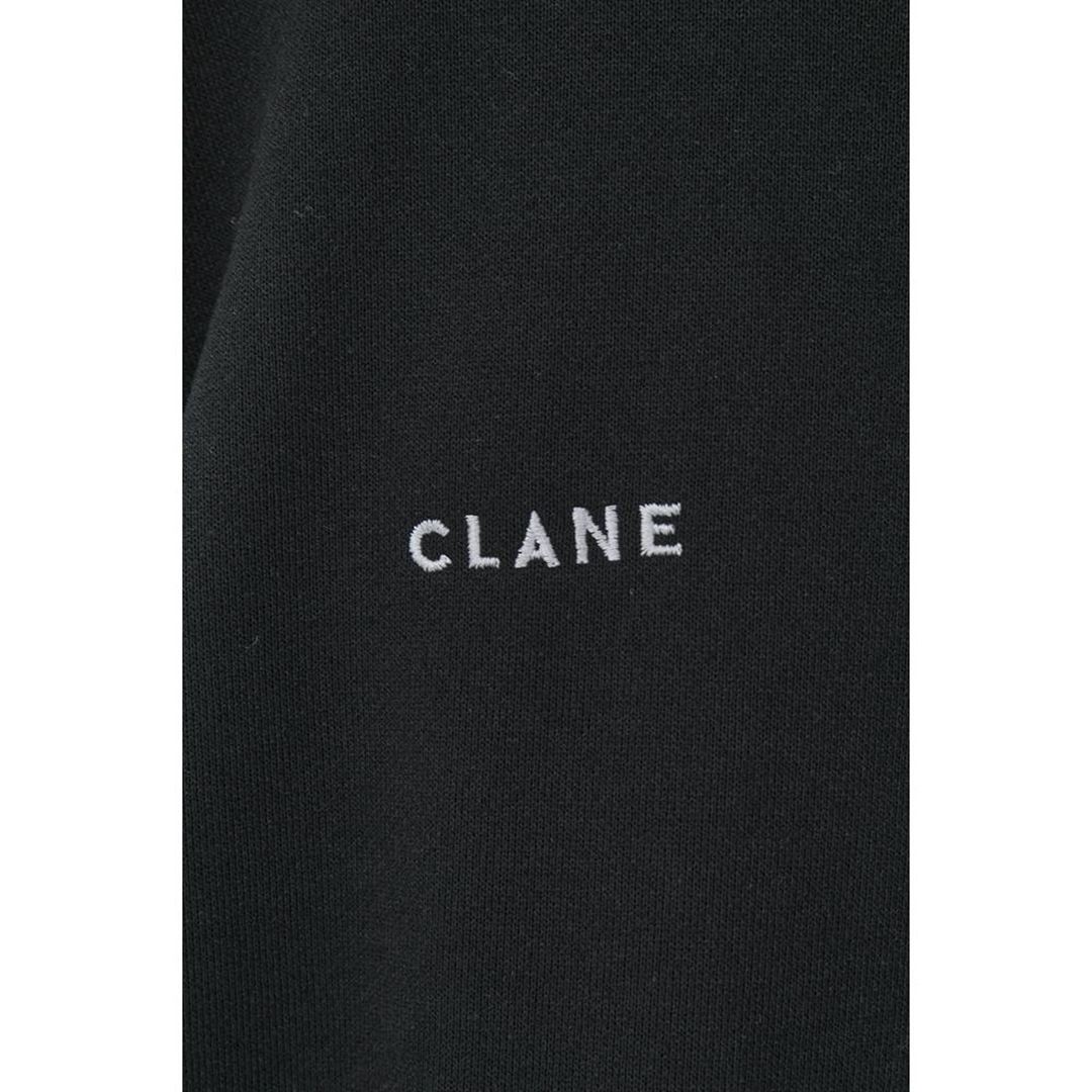 【CLANE】POLYSPAN HALF ZIP SWEATSHIRT ブラック 1