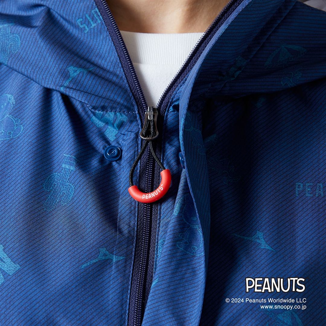 【PEANUTS】Compactウォーターリパレントコート ダークブルー M