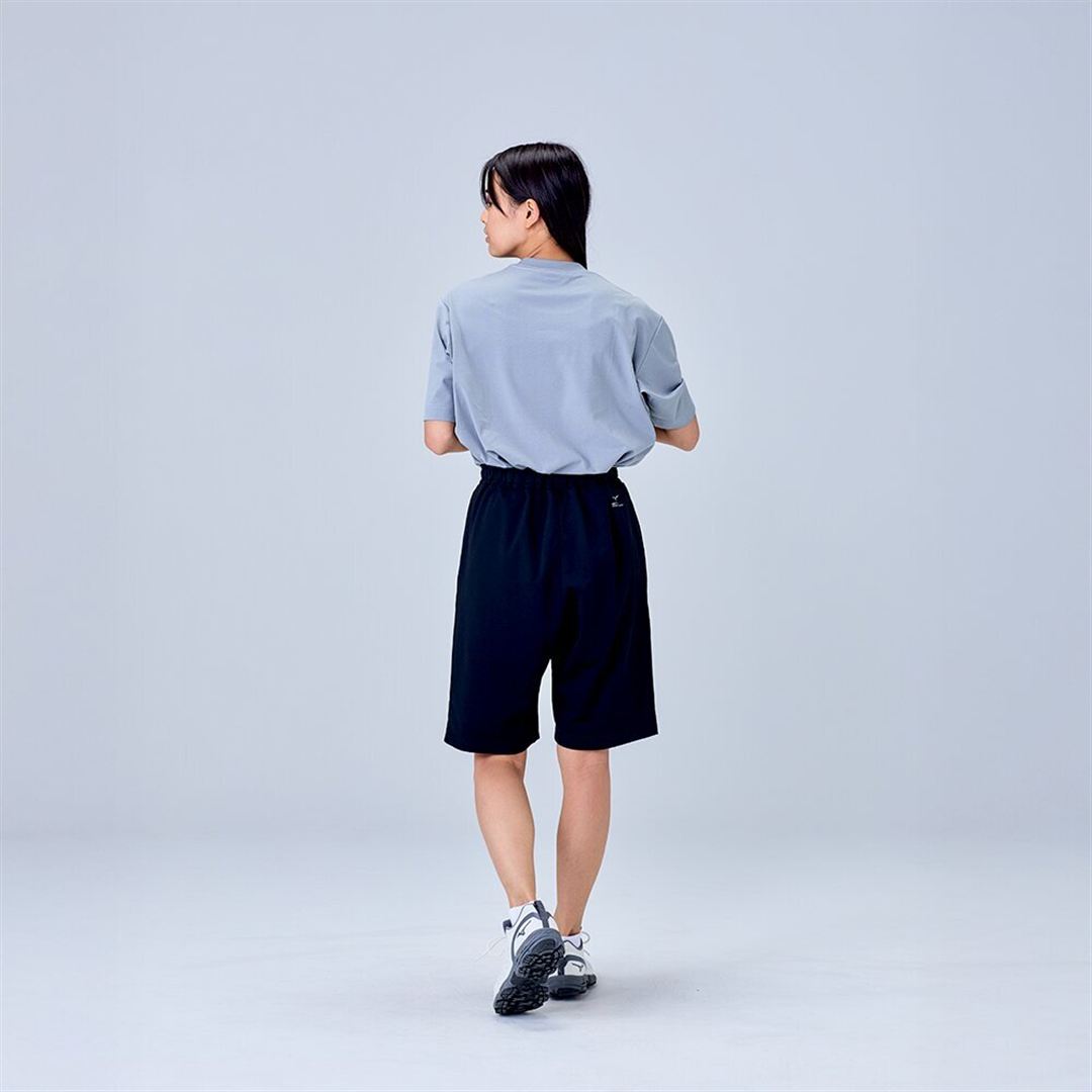 ハイストレッチ ハーフパンツ ブラック XL