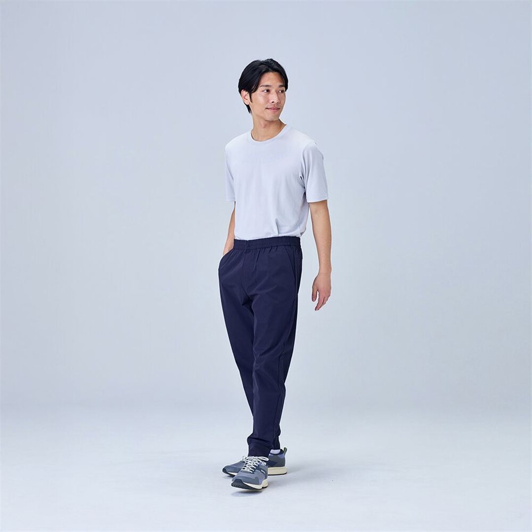 【接触冷感】アイスタッチパンツ ネイビー XL