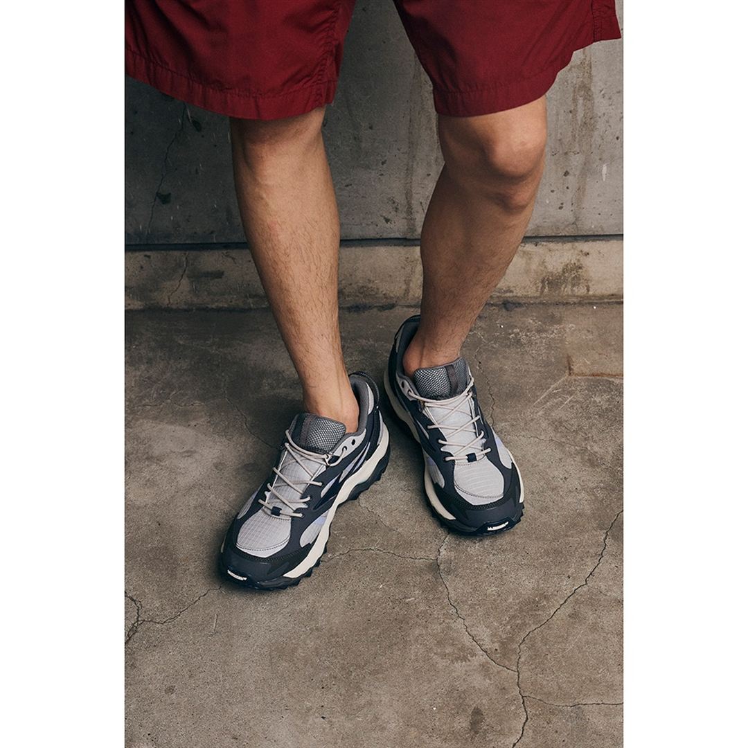 【ミズノ直営限定】WAVE MUJIN TL GTX(ゴアテックス／防水) グレー×ネイビー 30.0