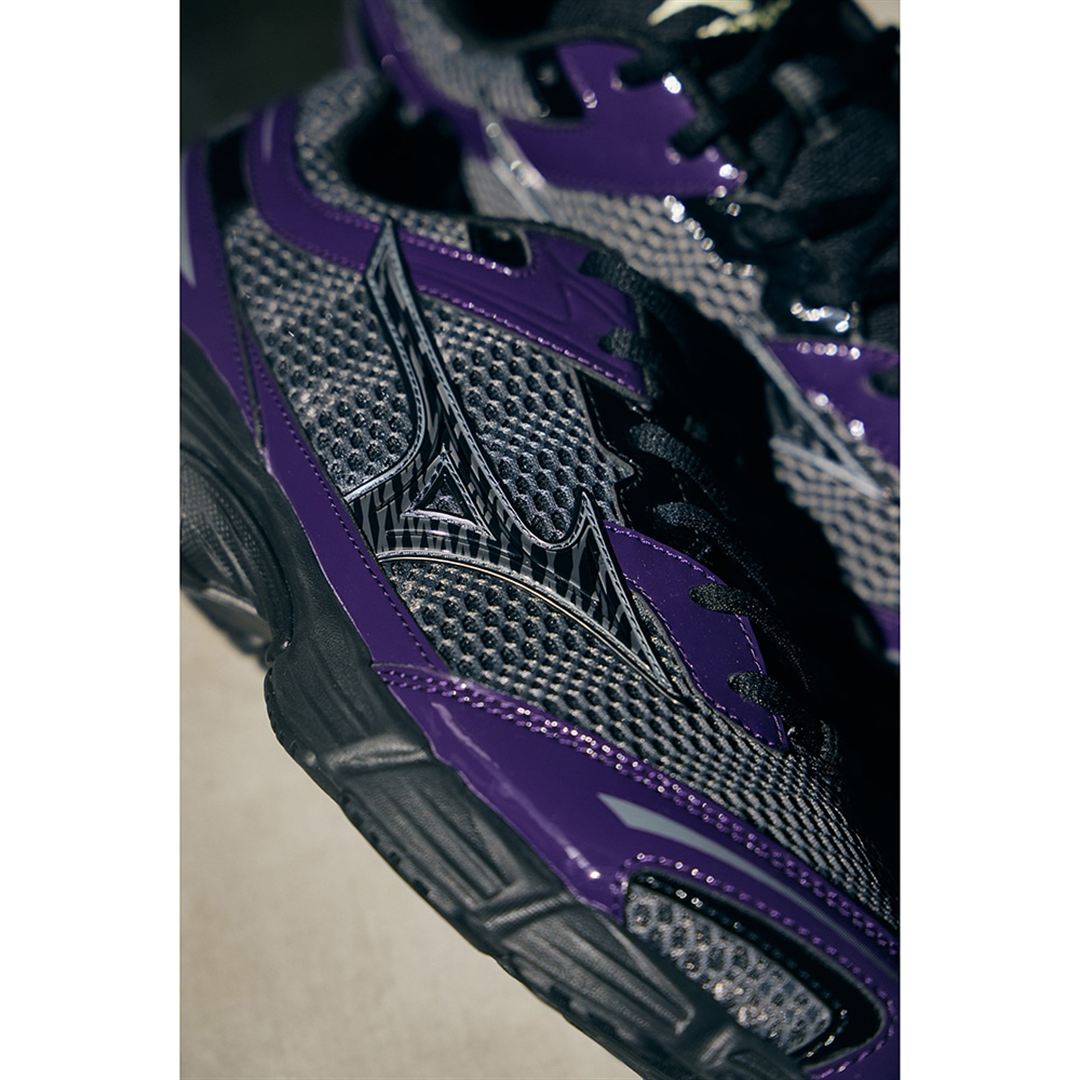 MIZUNO FORTIS LS ダークグレー×パープル 30.0