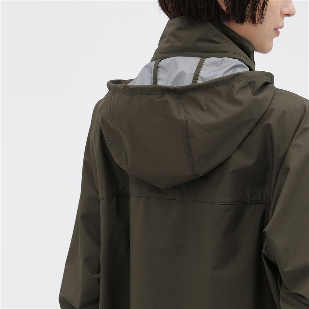 【MARGARET HOWELL】ベルグテックタスランナイロンリップコート DK.カーキ 2
