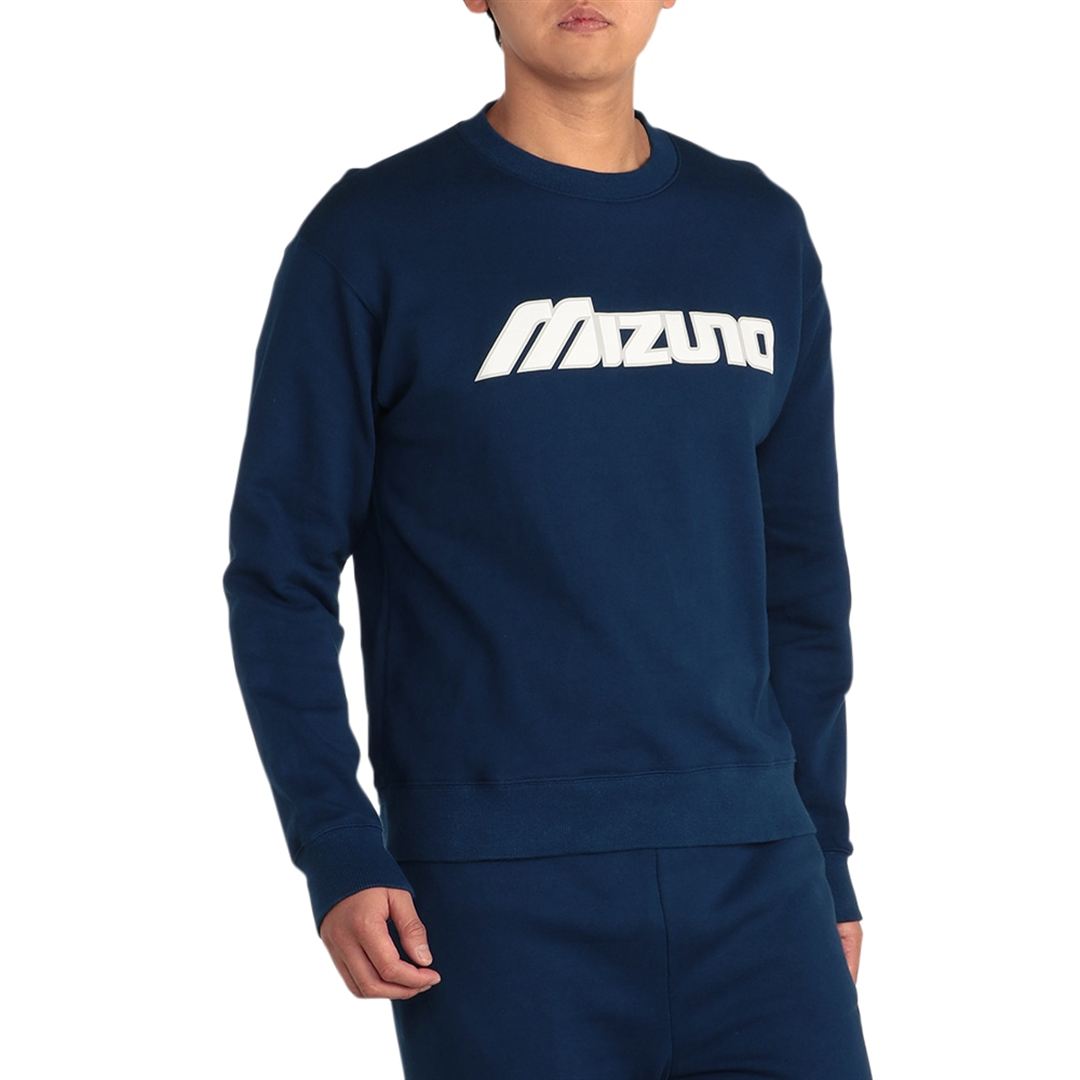 NEW VINTAGE GOLF MIZUNO logo スウェット ネイビー S