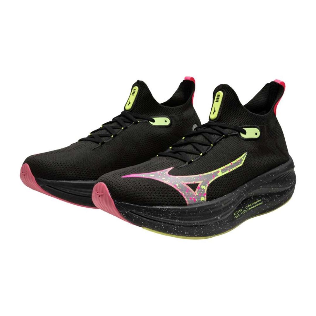 MIZUNO NEO VISTA(ランニング) ブラック×ピンク×イエロー 23.0
