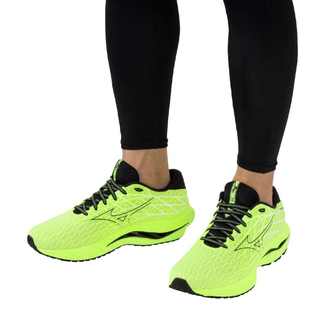 【ミズノ直営限定】ウエーブインスパイア20(ランニング) イエロー×ブラック 24.5