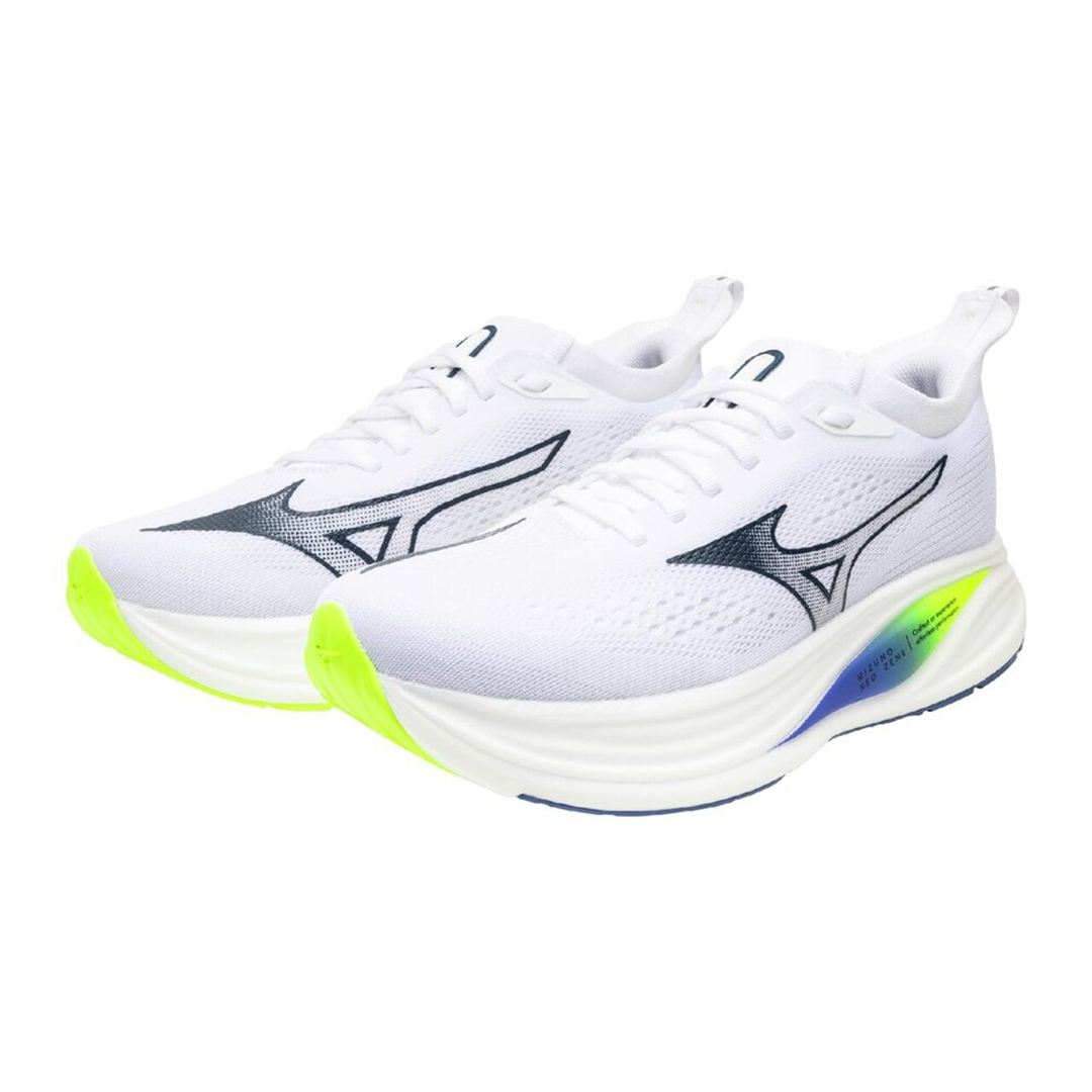 MIZUNO NEO ZEN2(ジョグ／LSD) ホワイト×ブルー×イエロー 25.0