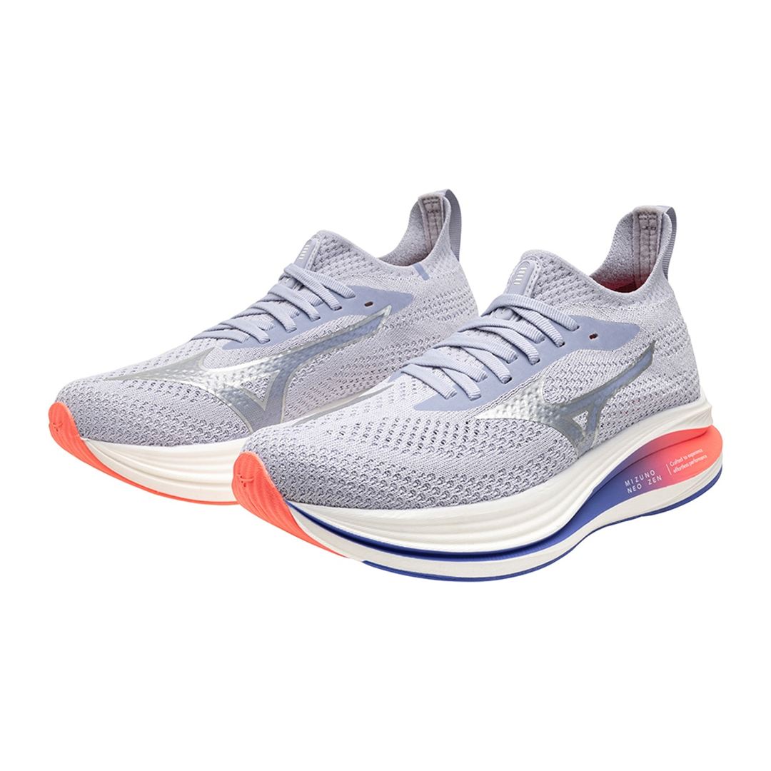 MIZUNO NEO ZEN(ランニング) パープル×シルバー×ピンク 22.5