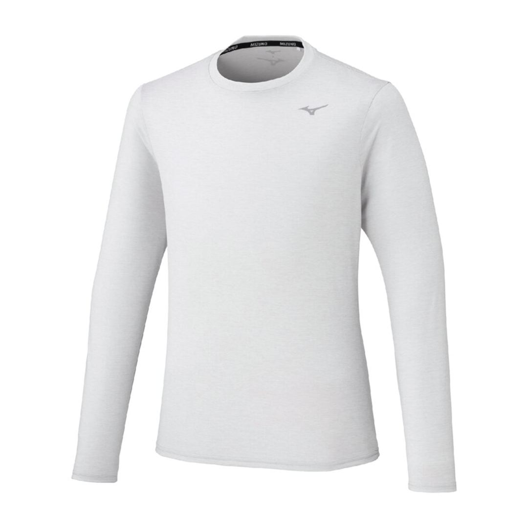 クイックドライTシャツ(長袖) ベイパーシルバー XL