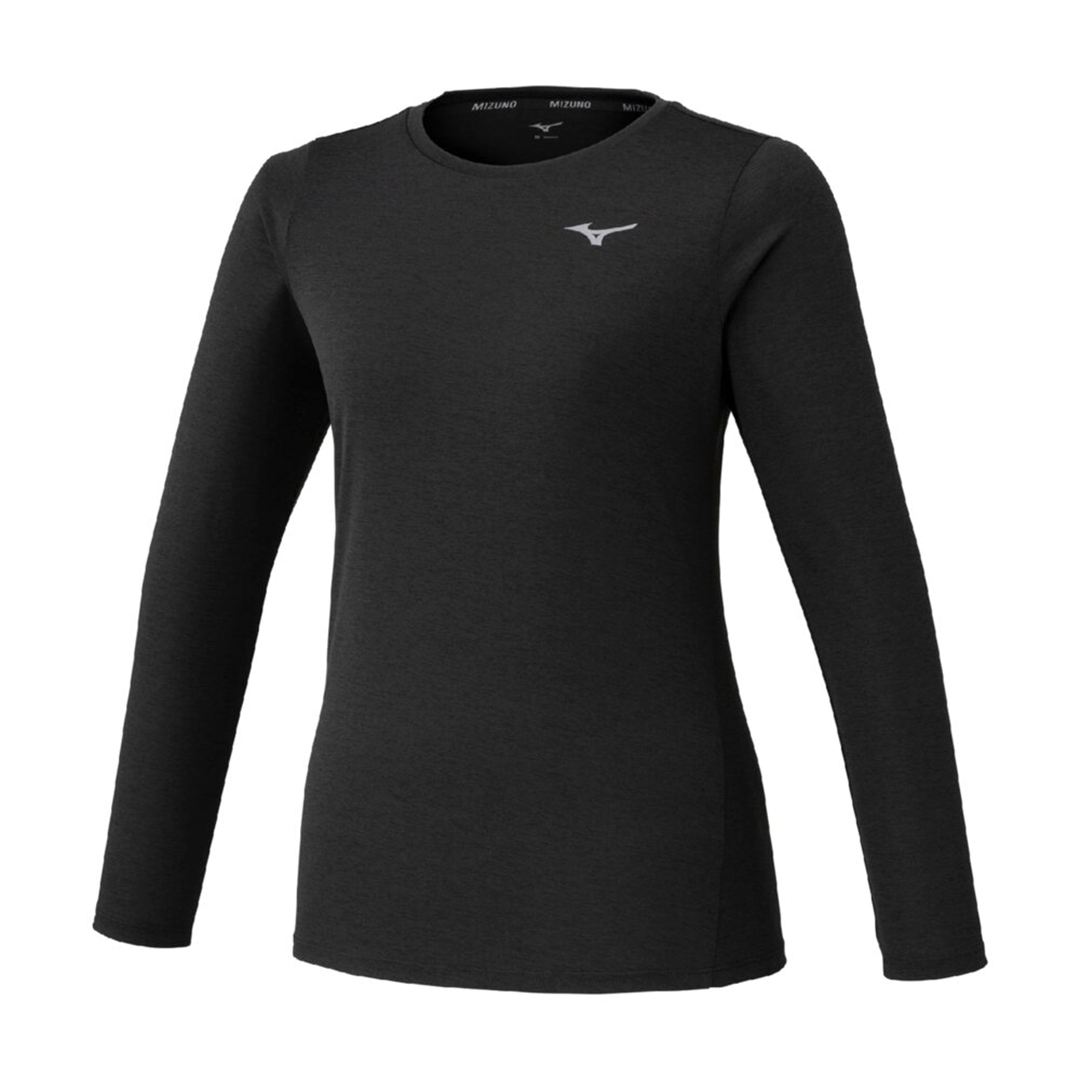 クイックドライTシャツ(長袖) ブラック XL
