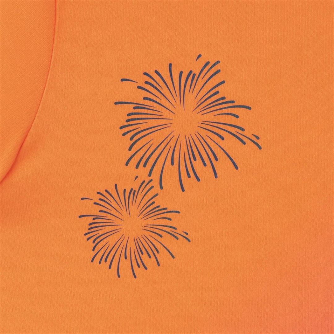クイックドライ グラフィック Tシャツ ユウヤケ S