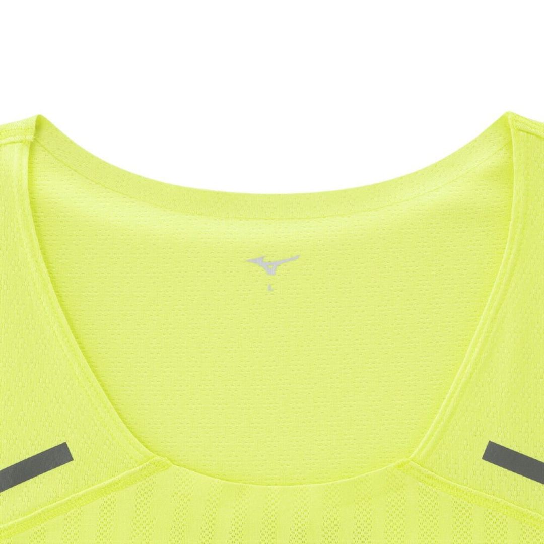 クイックドライ ジャカード シングレット ライトニングイエロー XL