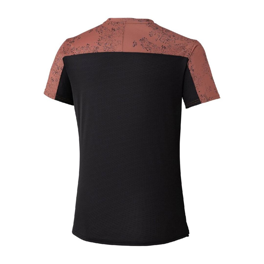【汗処理／通気】ドライエアロフローグラフィックTシャツ コッパーブラウン S