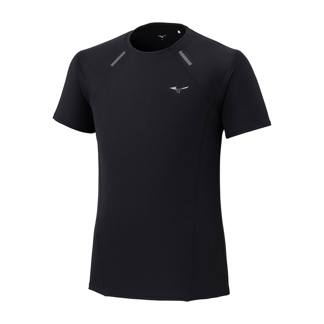 【汗処理／通気】ドライエアロフローTシャツ ブラック XL