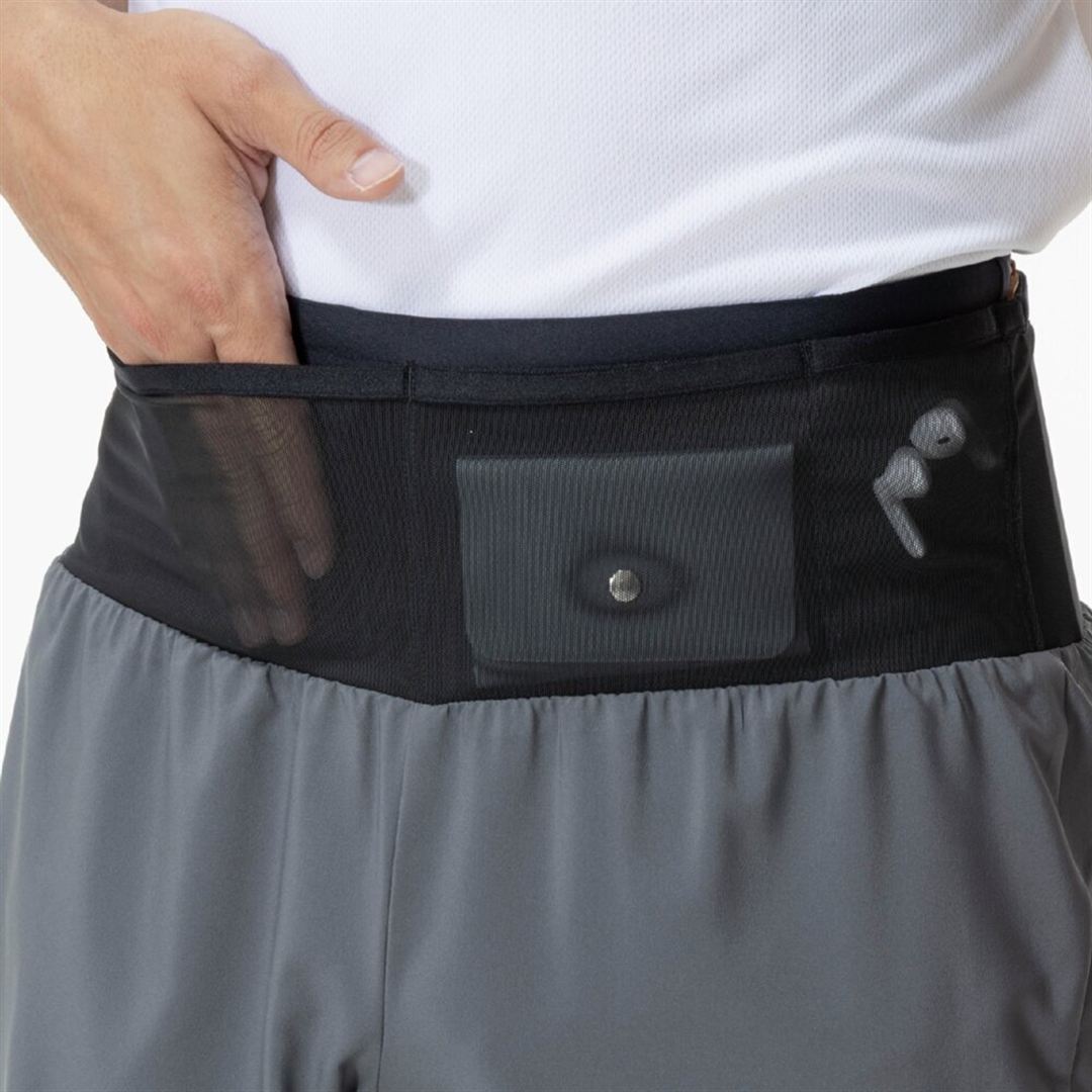 ランニング マルチポケットパンツ 6インチ グレー XL
