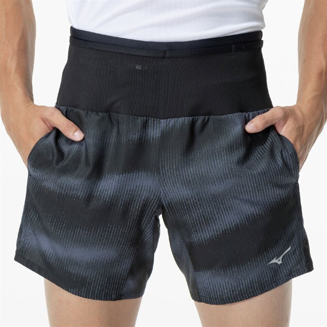 ランニング マルチポケットパンツ プラス グラフィック7インチ ブラック XL