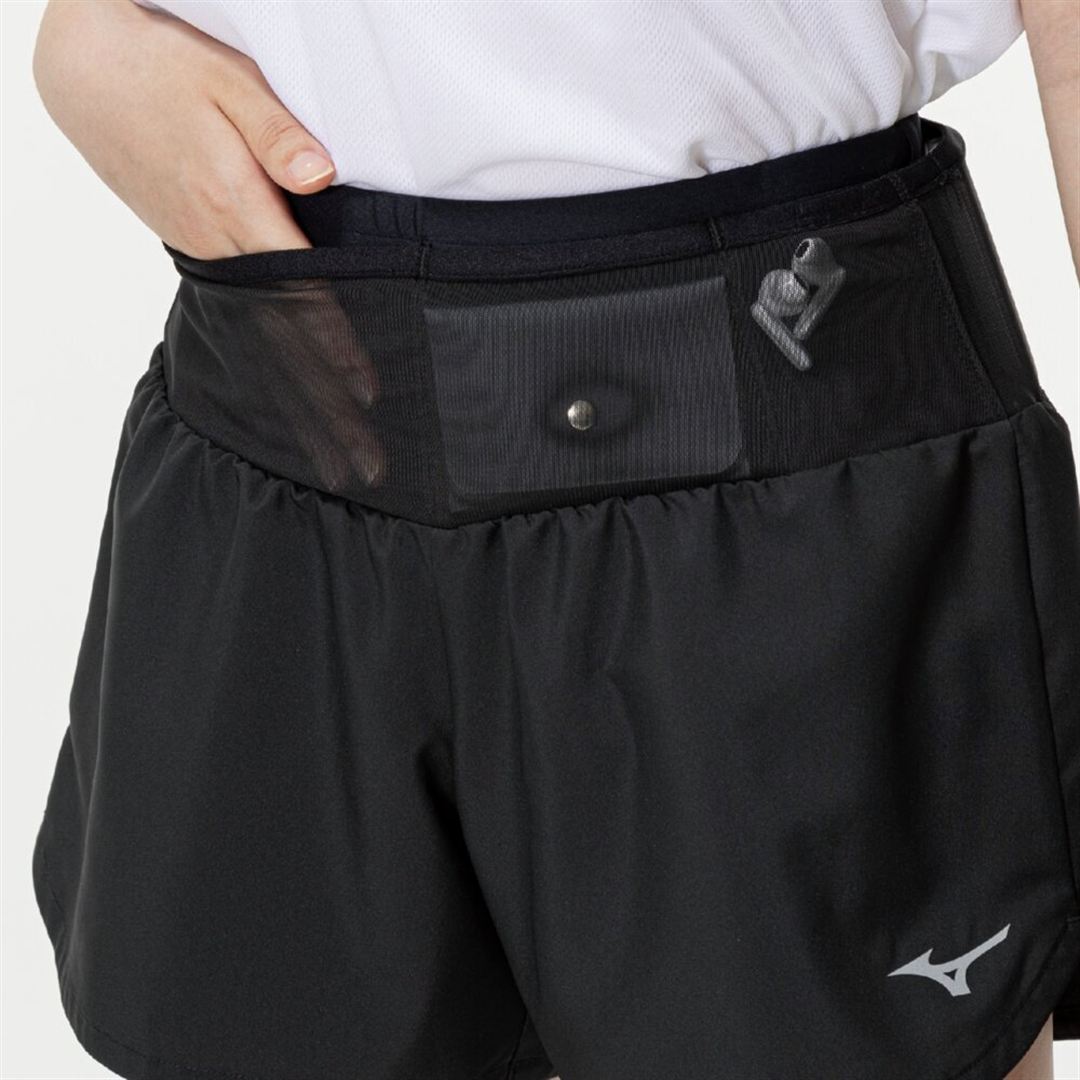 ランニング マルチポケットパンツ 4インチ ブラック S