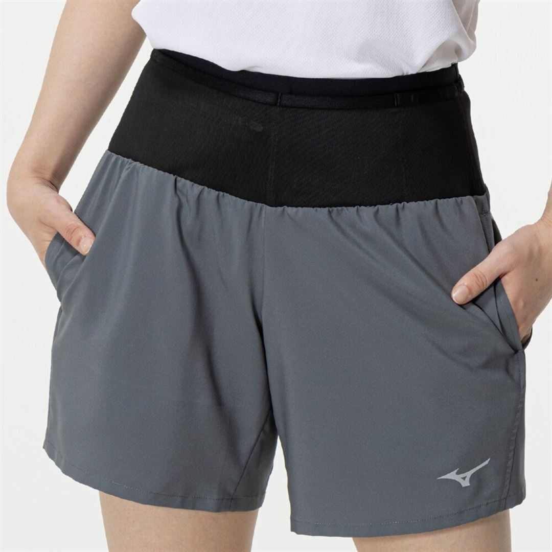 ランニング マルチポケットパンツ プラス 6.5インチ グレー XL