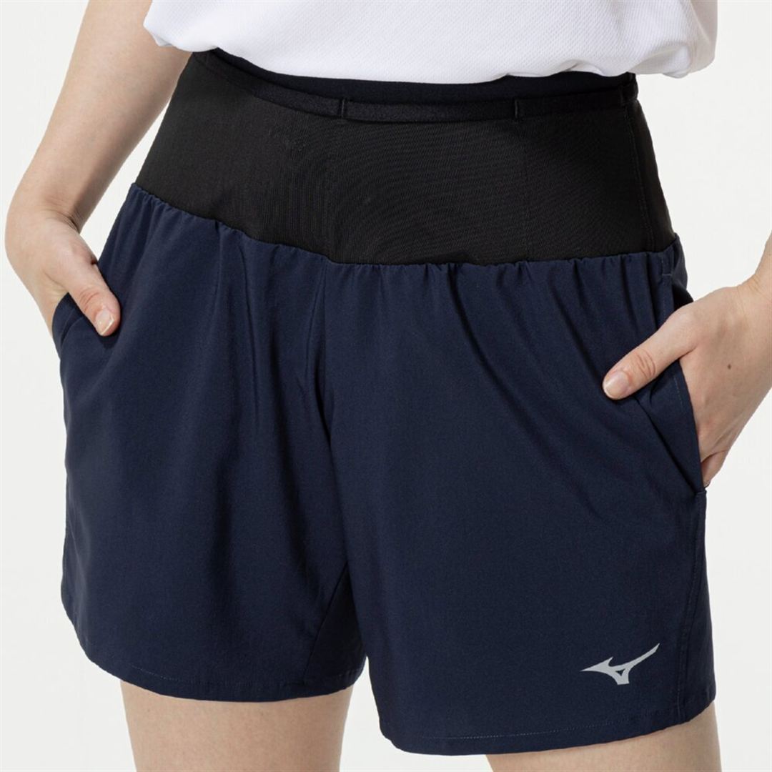 ランニング マルチポケットパンツ プラス 6.5インチ ネイビー XL