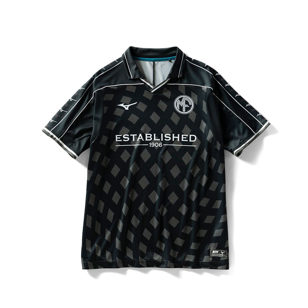 MZFB フットボールTシャツ ブラック S