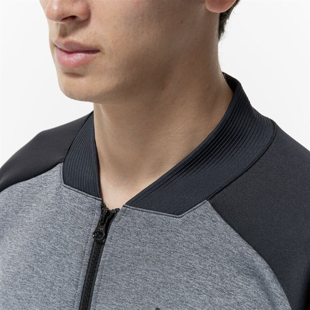 ストレッチジャケット グレー XL