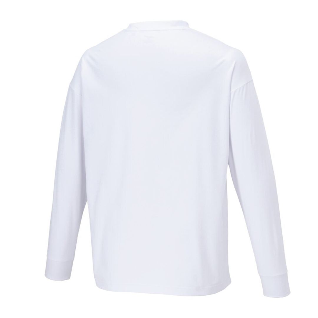 【ミズノ直営限定】ワンポイントロゴ ロングTシャツ ホワイト S