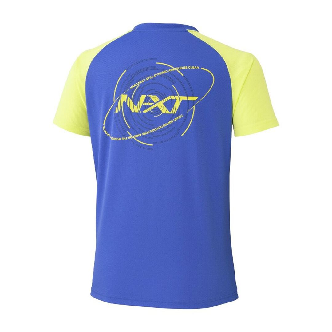 【接触冷感】N-XT アイスタッチTシャツ ダズリングブルー XL