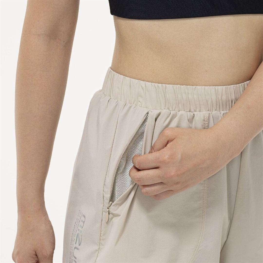 【ミズノ直営限定】ハイブリッドストレッチシアーショートパンツ ベージュ L