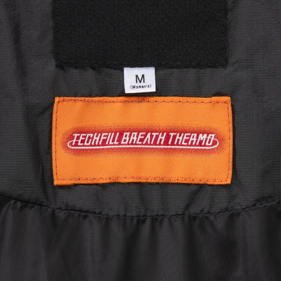【保温素材／吸湿発熱】テックフィルブレスサーモコート ペールブルー XL